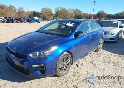 2021 Kia Forte Gt-Line из США, поврежденный, VIN 3KPF34ADXME375028